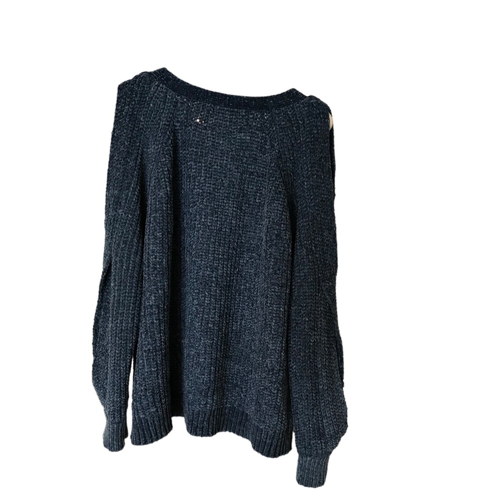 Lane Bryant Plus Size Soft Medium Blue Sweater - Picture 4 of 6